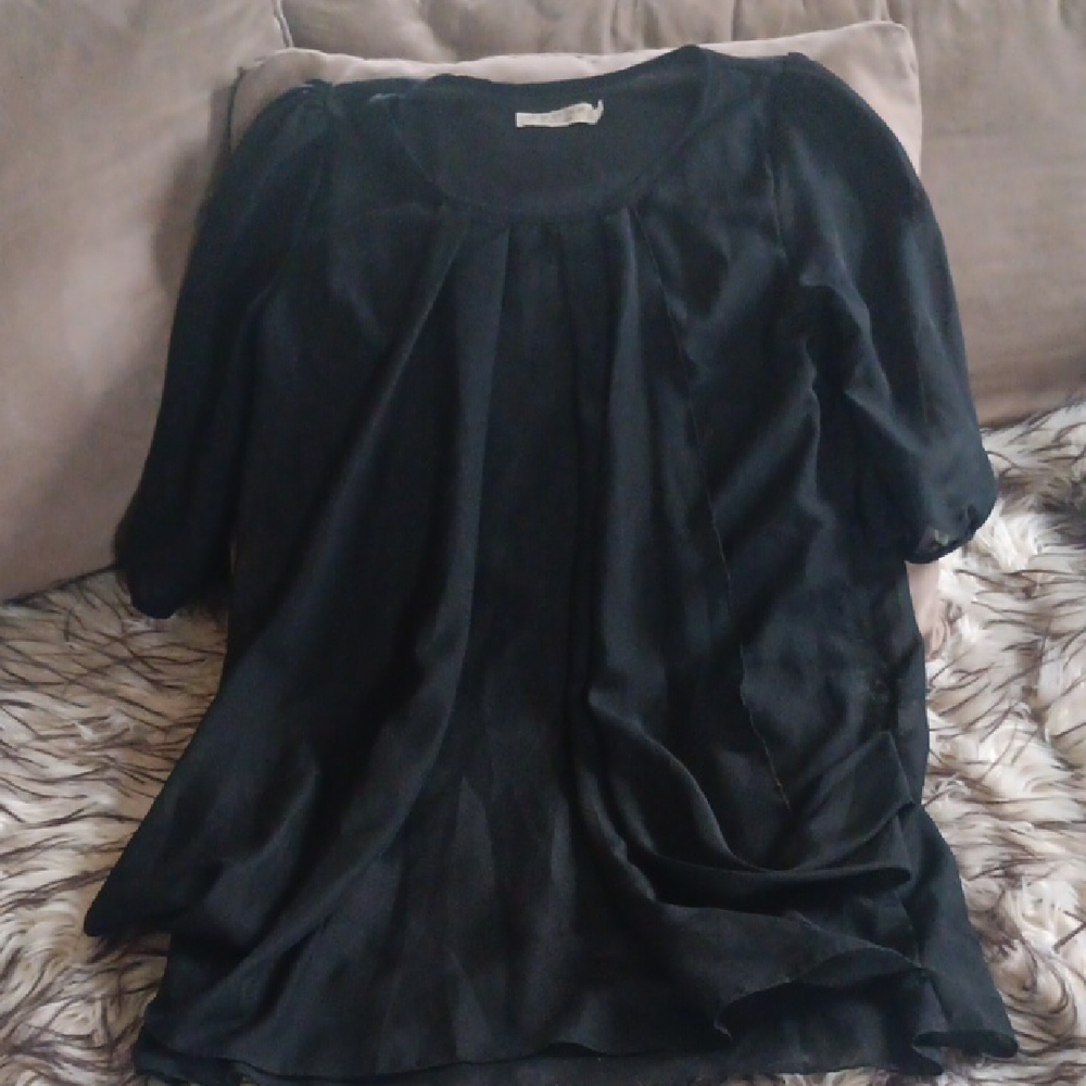 Elegant Black Women's Top/ Dress..Will Fit S TO M